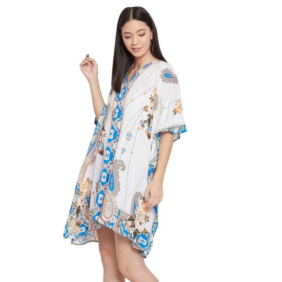 Womens Casual Cocktail Mini Dress Tunic Cover Ups - Picture 4 of 8